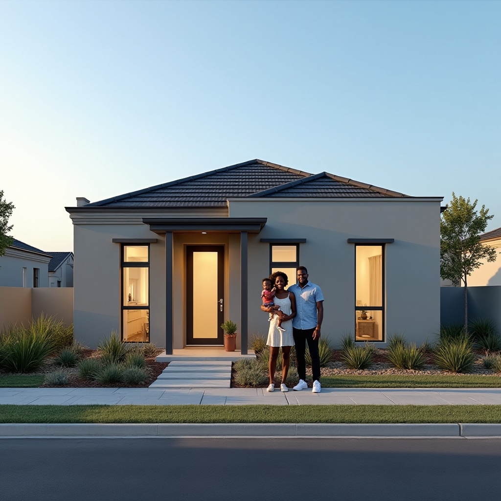 Completed affordable housing project using alternative construction