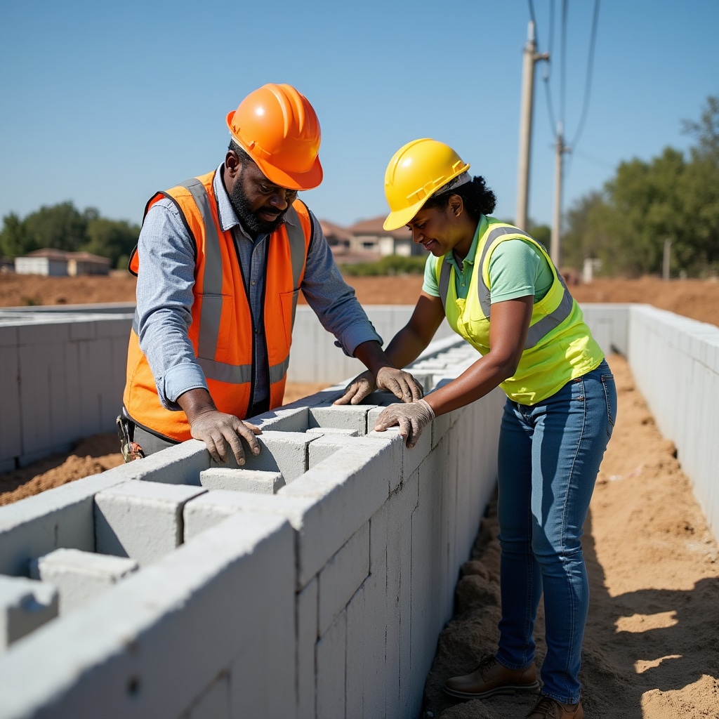 Izindonga zamafomu okhonkolo anomfudlana zihlanganiswa endaweni yokwakha